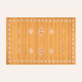 Wool Rug 47x71 In Mustard