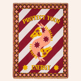 Novelas Fringed Jacquard Cotton 100% Cotton Throw 54x71 In Pink - Fuschia