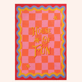 Moda Jacquard Knitted Acrylic Throw 51x67 In Multicolor