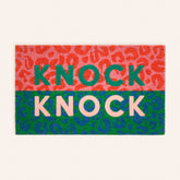 Coir Door Mat 18x30 In Pink - Green