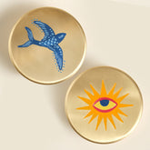 Lotus Brass Decorative Box 2 Pcs Set