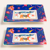 Shekou Porcelain Decorative Tray Set Of 2