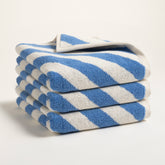 Ornaz Yarn Dyed Biased 100% Cotton Face Towel Set Of 3