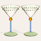 Henan Borosilicate Glass Martini Glass 6 Oz. Set Of 2