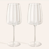 Poznan Glass Red Wine Glass 22 Oz. Transparent Set Of 2