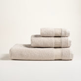 Viseu Tight Jacquard Bordered 100% Cotton Towel 3 Pcs Set