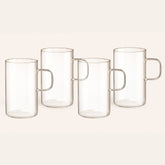 Panyu Borosilicate Glass Cup 10 Oz. Set Of 4
