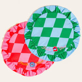 Place Mat Pink - Red&Green - Blue 17.72 in 2 Pcs Set