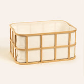 Bamboo Basket 17x13x8 In Natural