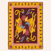 Novelas Fringed Jacquard 100% Cotton Throw 54X71 In