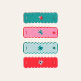 Nilüfer Digital Printed Embroidered Cotton Napkin Ring 2x7 In Multicolor
