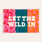 Punjab Fringed Cotton 100% Cotton Bath Mat 24x35 In Multicolor