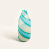 Glass Vase 12 In Blue