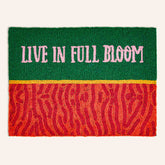 Glass - Polyester Place Mat 12x16 In Green - Orange