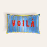 Rajpath Polypropylene Cushion 12x20 In Blue