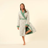Tabea Shawl Collar Muslin Cotton 100% Cotton Bathrobes